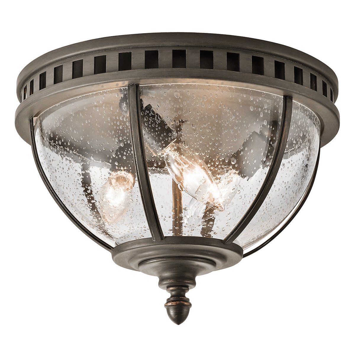 Elstead Lighting Halleron 3-Light Deckenleuchte 3-flammig E14 Londonderry IP44