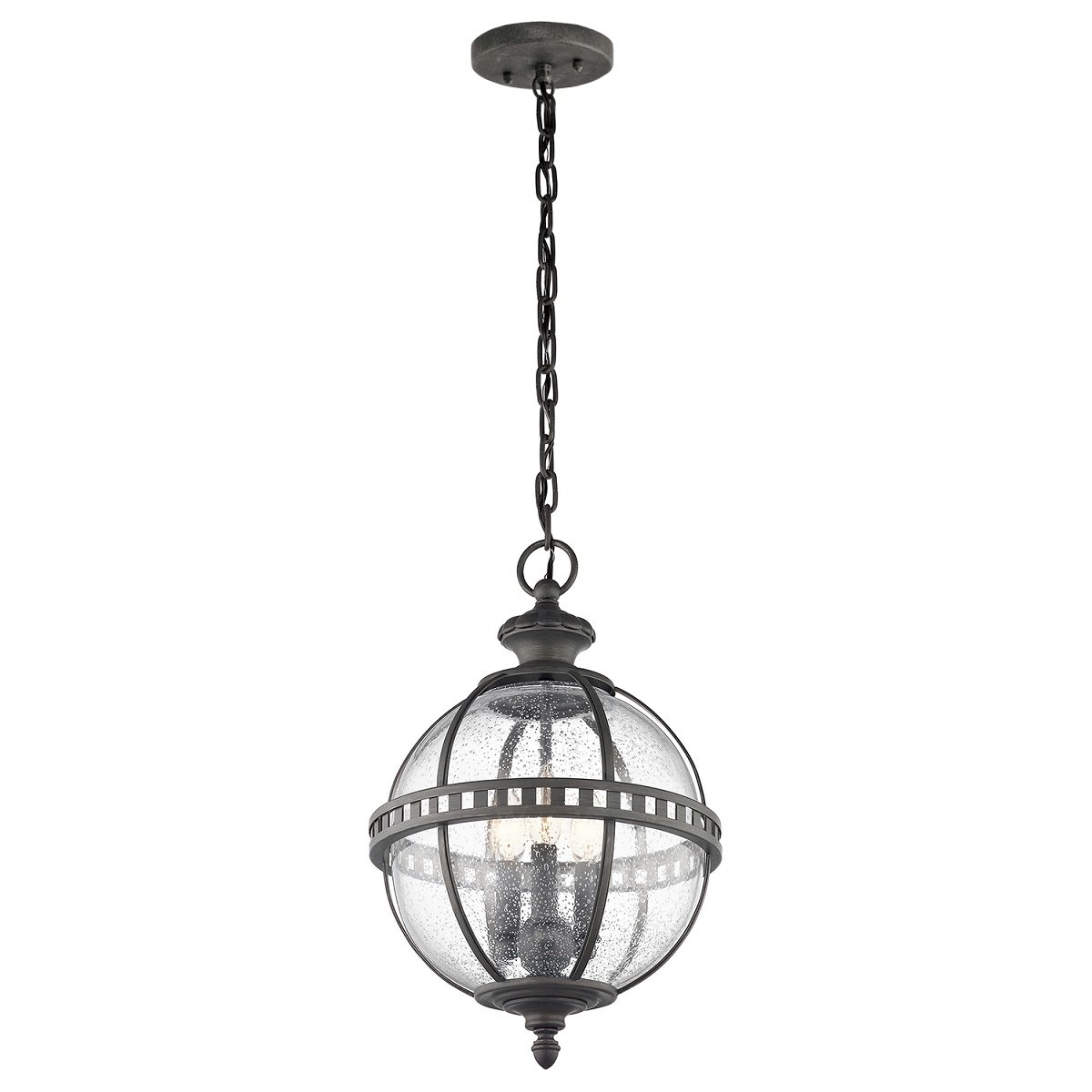 Elstead Lighting Halleron 3-Light Pendelleuchte 3-flammig E14 Londonderry IP44