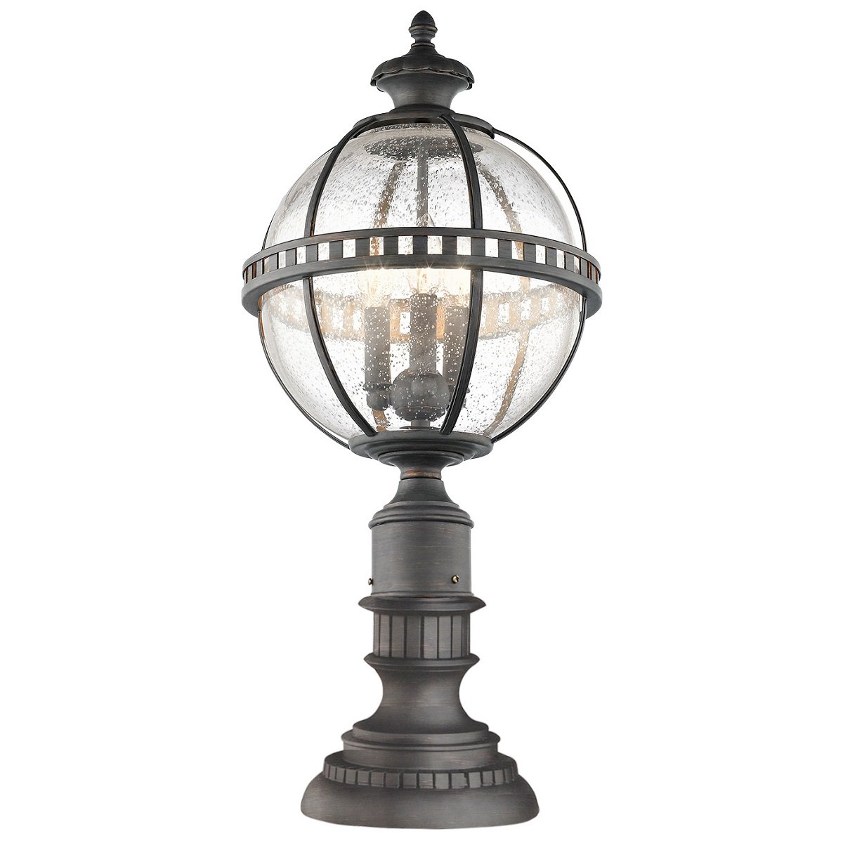 Elstead Lighting Halleron 3-Light Pollerleuchte 3-flammig E14 Londonderry IP44