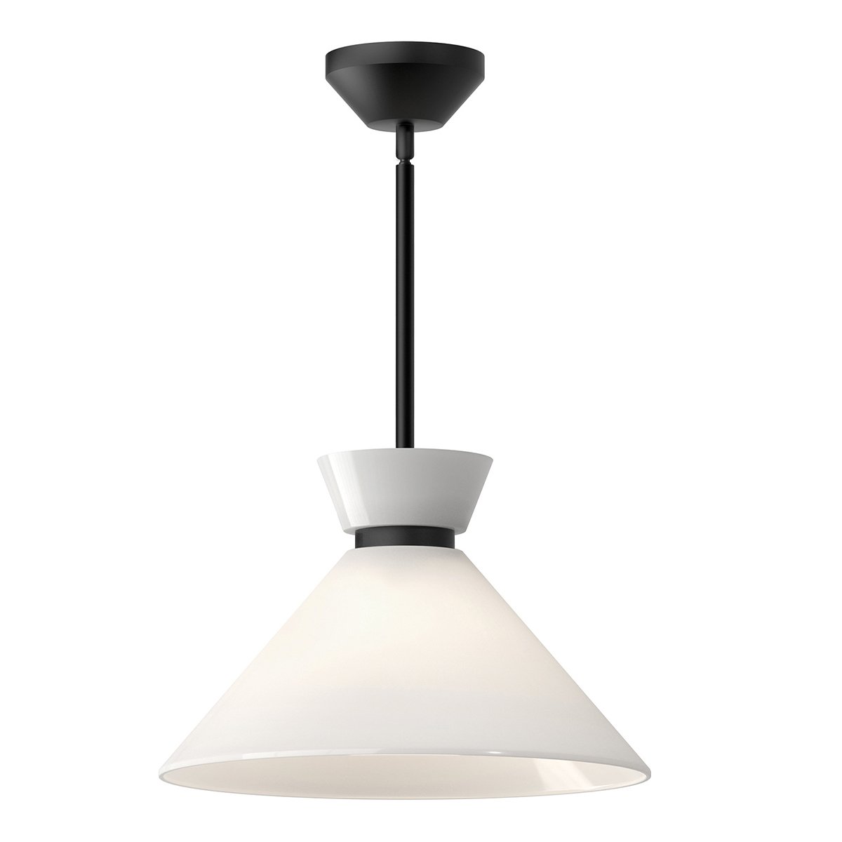 Elstead Lighting Halston Pendelleuchte 1-flammig Mattschwarz