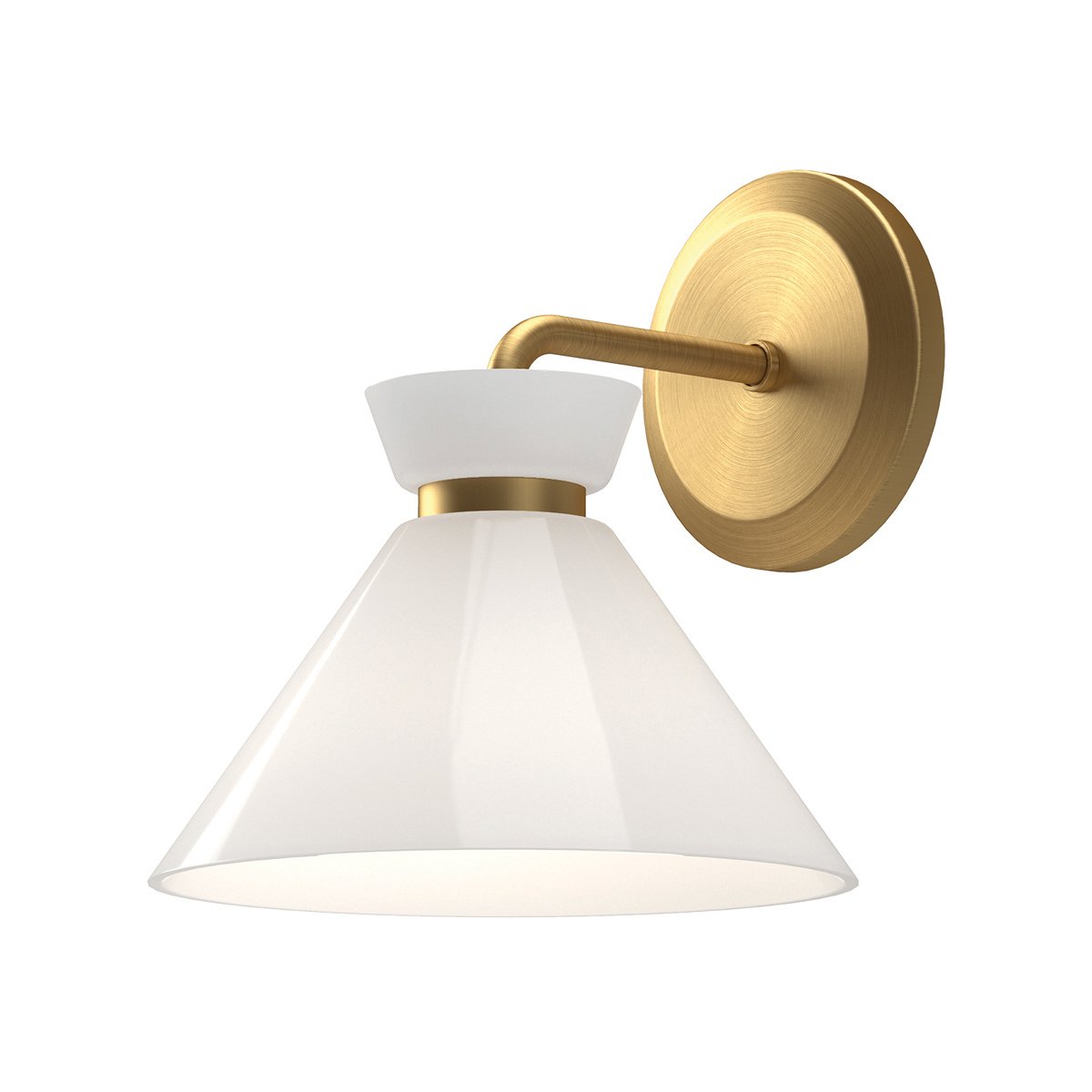 Elstead Lighting Halston Wandleuchte 1-flammig Geb�rstetes Gold