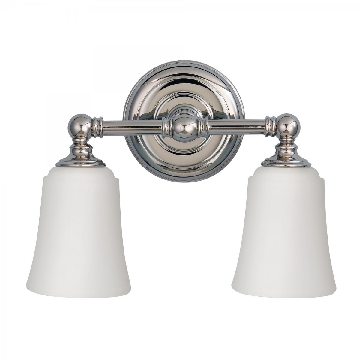 Elstead Lighting Huguenot Lake 2-Light Wandleuchte Chrom poliert 2-flammig IP44 3000K