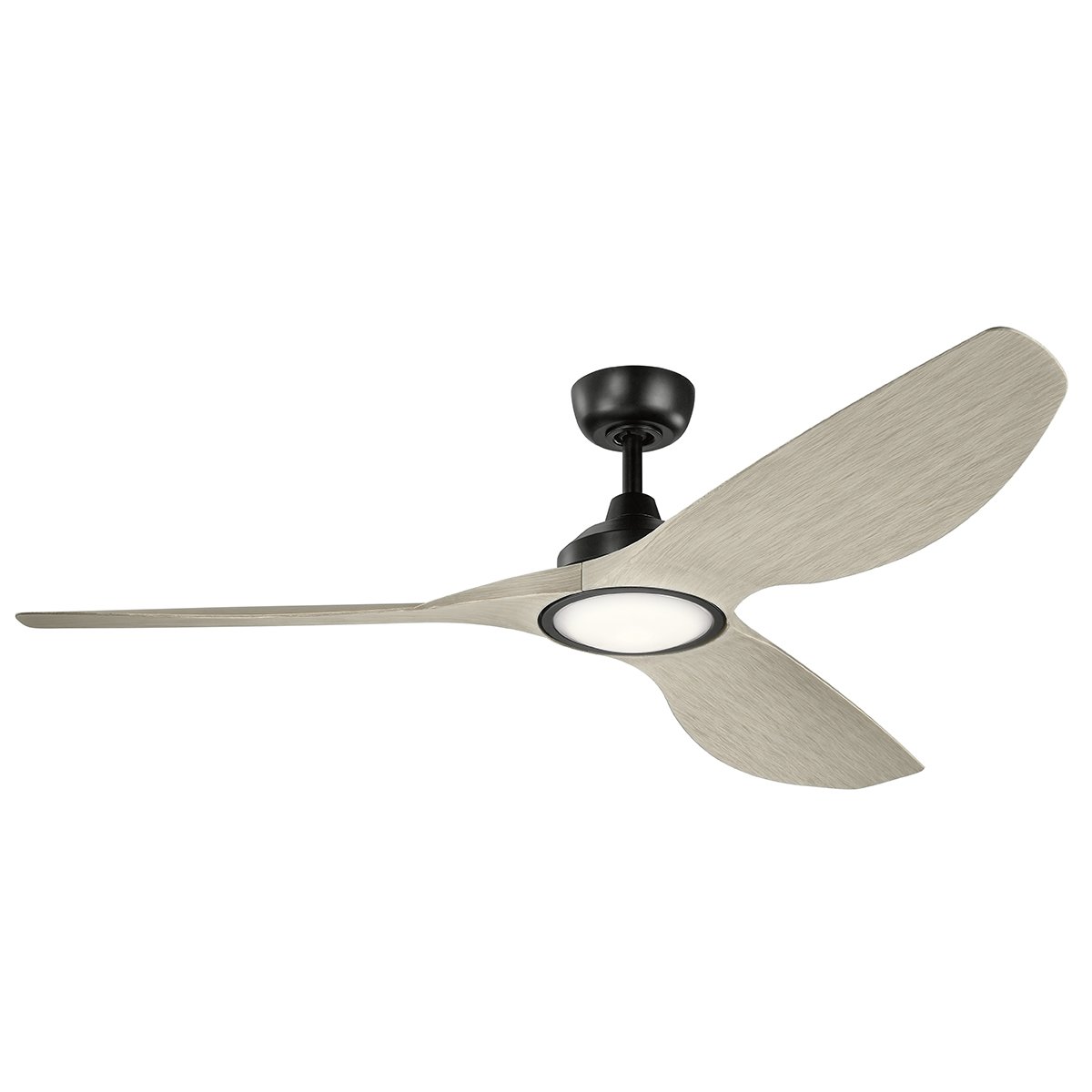 Elstead Lighting Imari Deckenventilator LED Schwarz Walnuss