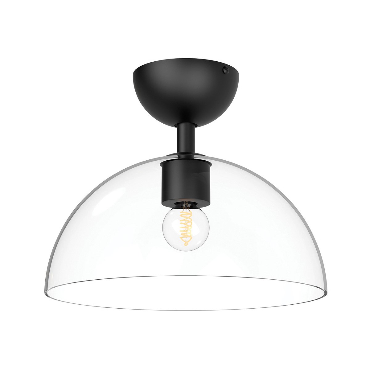 Elstead Lighting Jude Deckenleuchte 1-flammig Schwarz