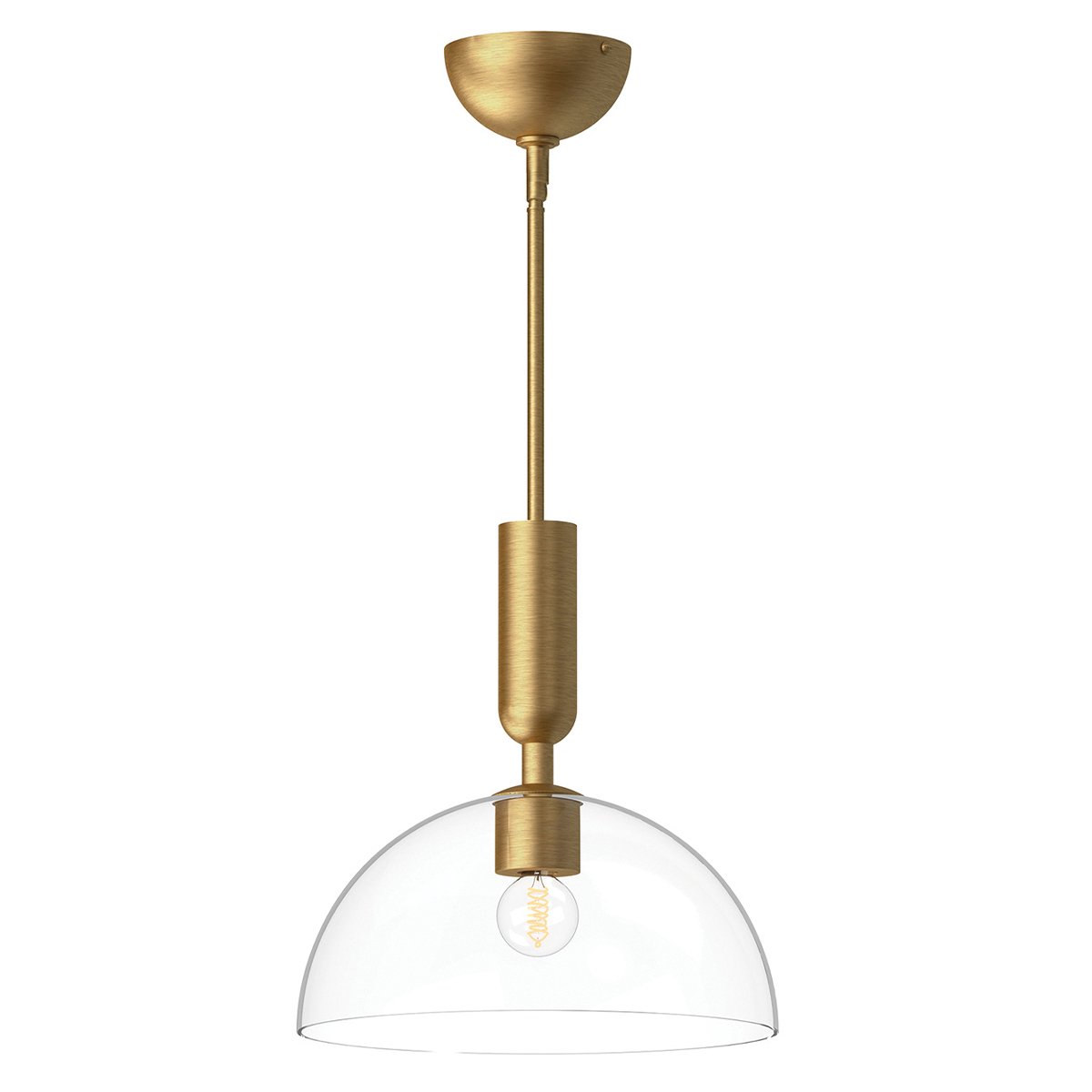 Elstead Lighting Jude Pendelleuchte 1-flammig Geb�rstetes Gold