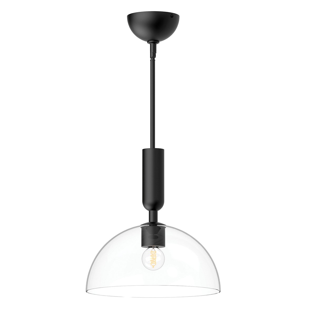 Elstead Lighting Jude Pendelleuchte 1-flammig Mattschwarz