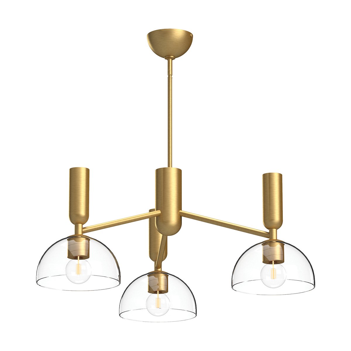 Elstead Lighting Jude Pendelleuchte 3-flammig Geb�rstetes Gold