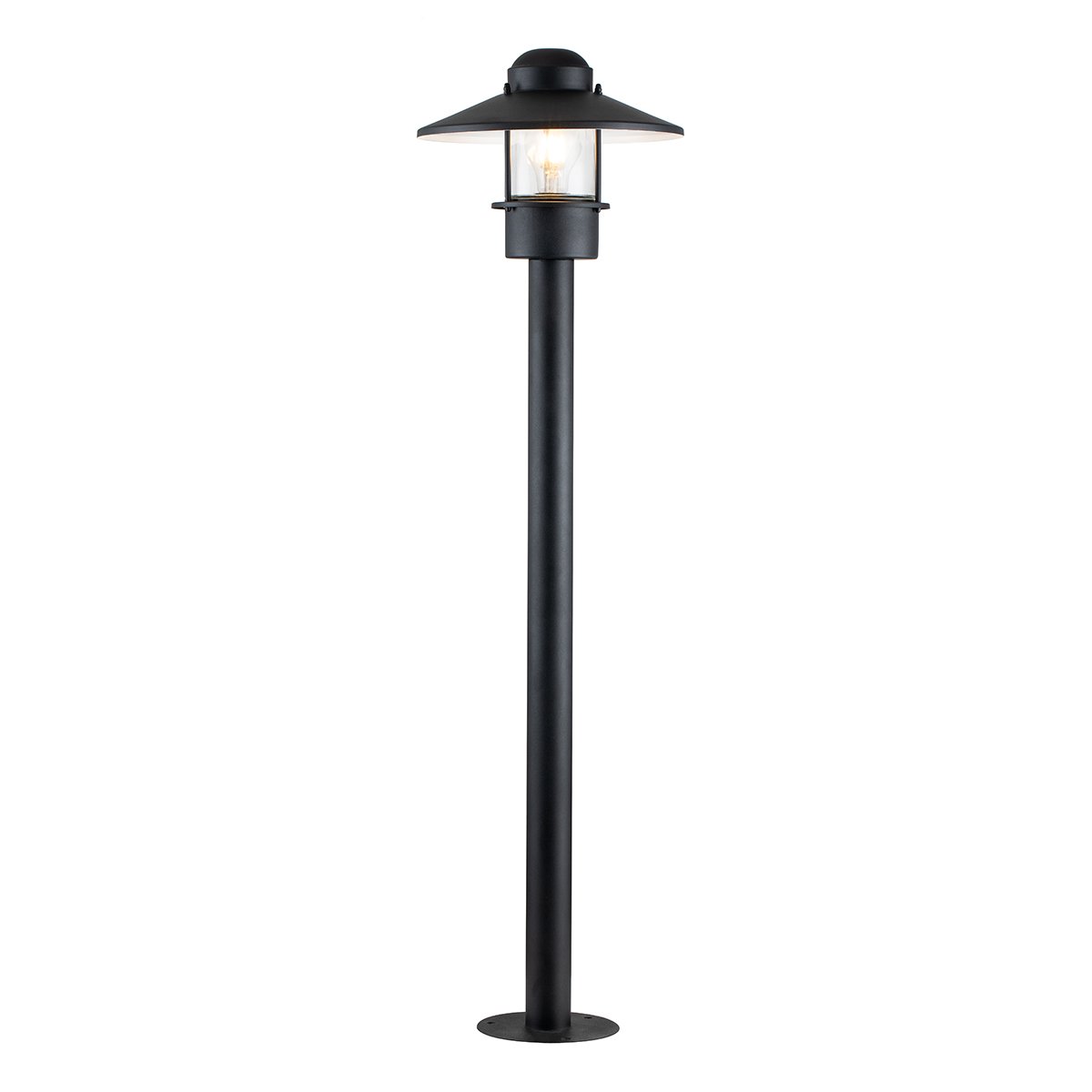 Elstead Lighting Klampenborg Pollerleuchte 1-Light Schwarz IP44 E27