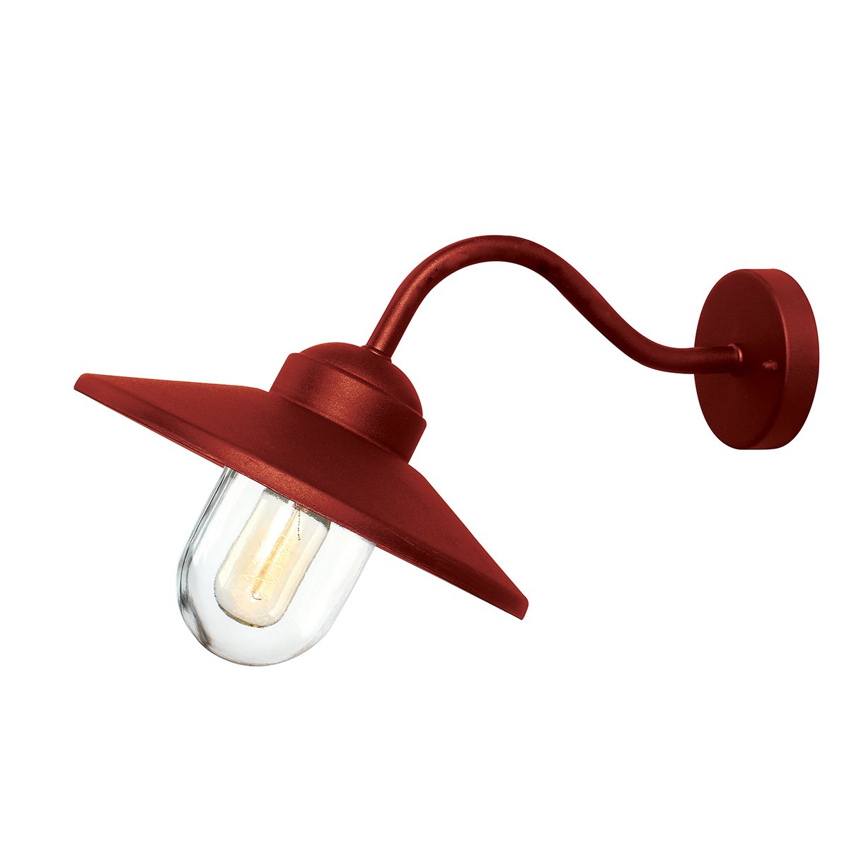 Elstead Lighting Klampenborg Wandleuchte 1-Light Rot IP44 E27