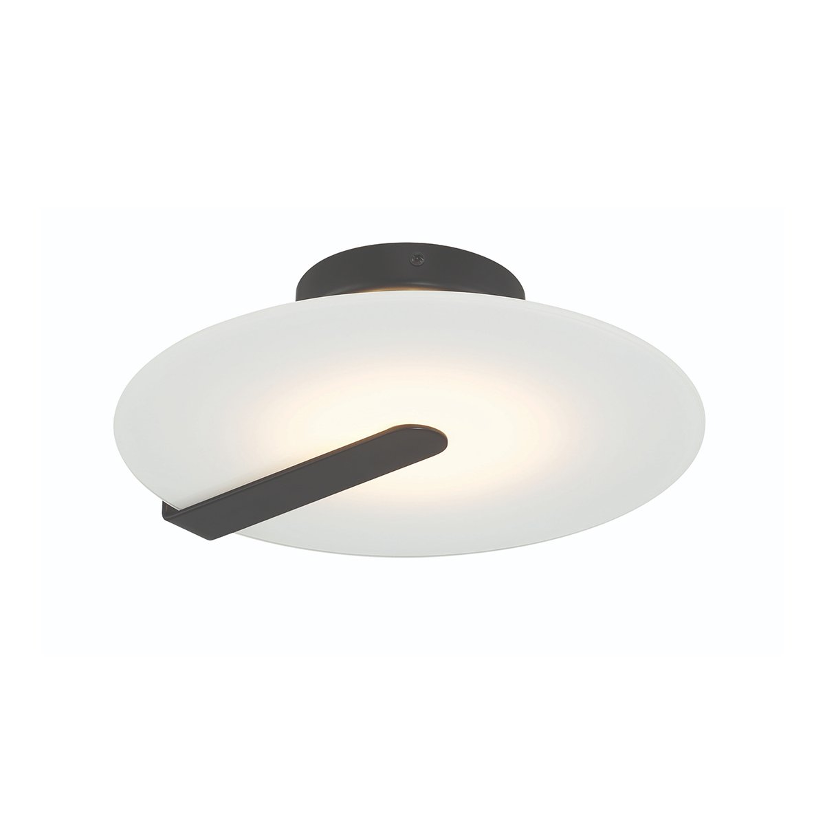 Elstead Lighting LED Decken- und Wandleuchte Nuvola 31cm Mattschwarz 3000K