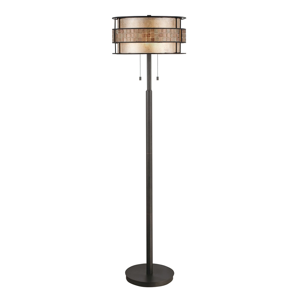 Elstead Lighting Laguna 2-Light Stehleuchte Kupfer 153cm E27