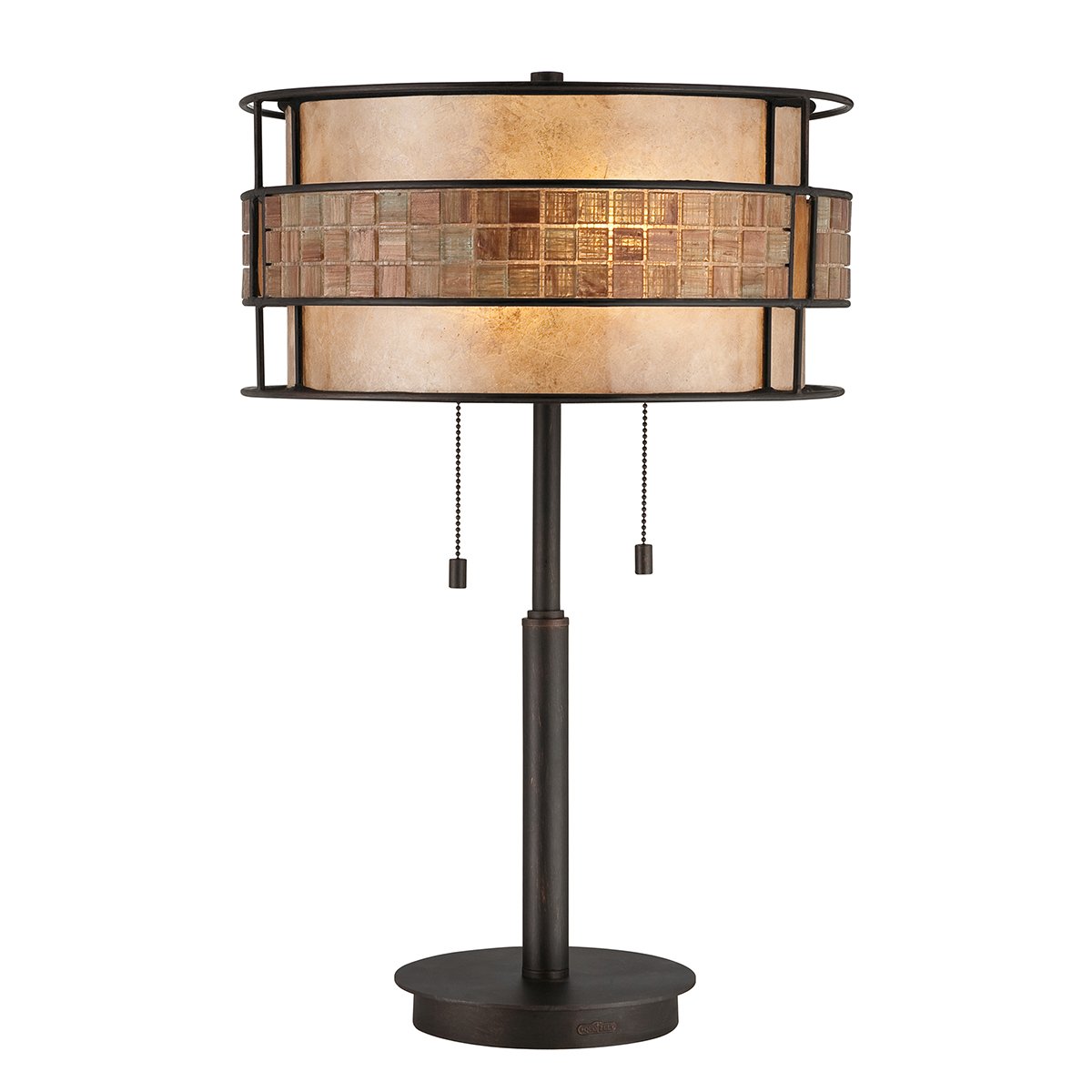 Elstead Lighting Laguna 2-Light Tischleuchte Kupfer 64cm E27