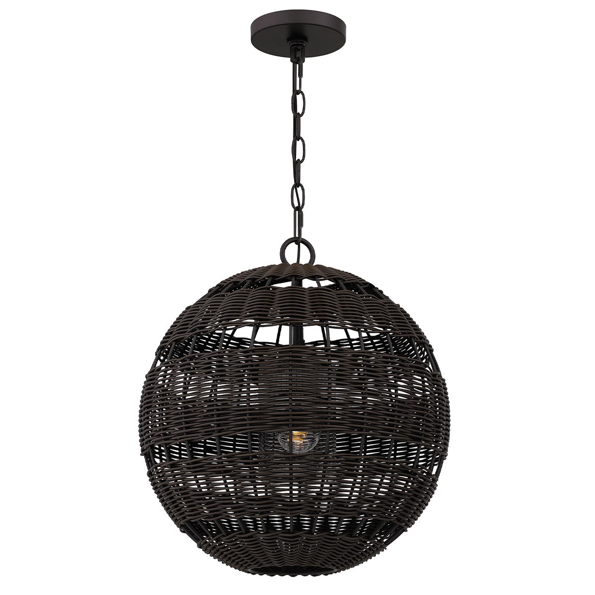 Elstead Lighting Lindendale Pendelleuchte 1-lammig Western Bronze 405mm