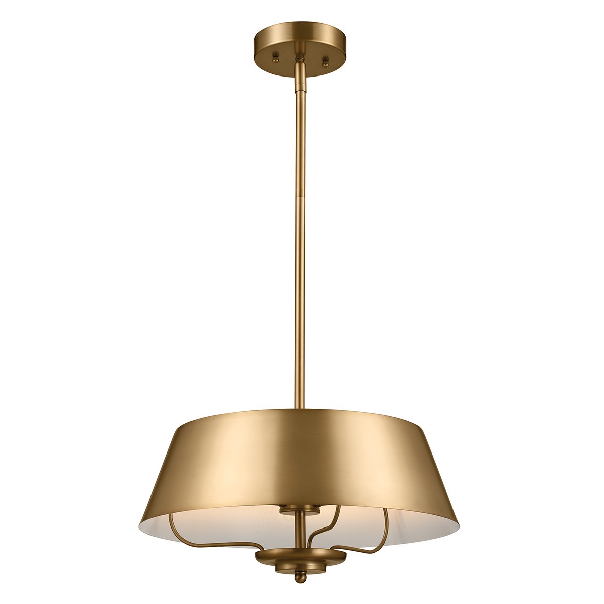 Elstead Lighting Luella Pendelleuchte Duo-Mount 3-Light Messing E14