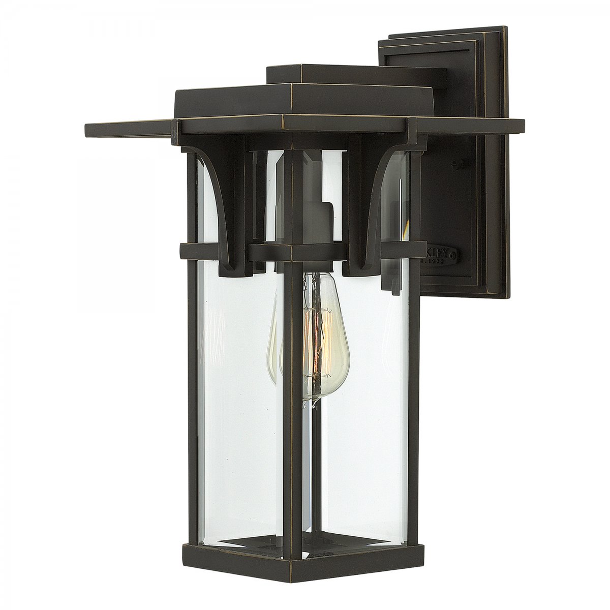 Elstead Lighting Manhattan Outdoor 1-Light Medium Wandleuchte Bronze IP44