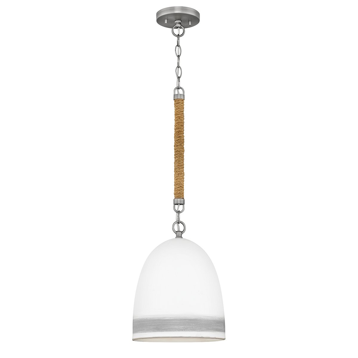 Elstead Lighting Nash Pendelleuchte 1-flammig Antik-Nickel 25cm
