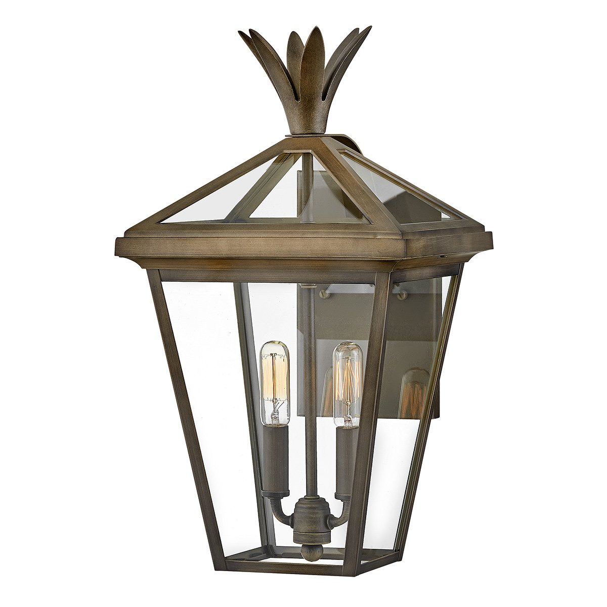 Elstead Lighting Palma Wandleuchte Medium 2-Light Bronze IP44 E14