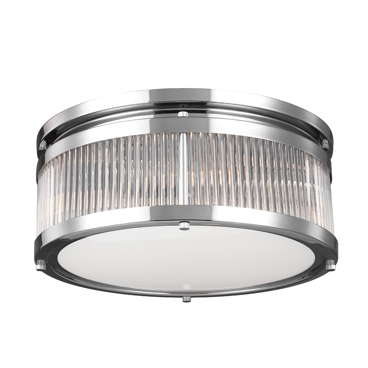 Elstead Lighting Paulson 4-Light Deckenleuchte Chrom 38cm IP44 3000K G9