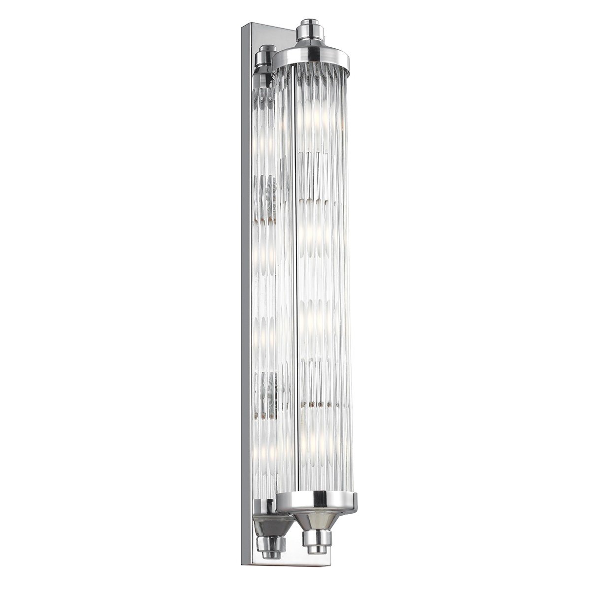 Elstead Lighting Paulson 4-Light Wandleuchte Chrom 74cm IP44 3000K G9