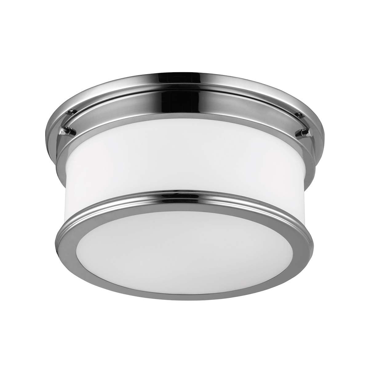 Elstead Lighting Payne Payne 2-flammige Deckenleuchte Poliertes Chrom Opal