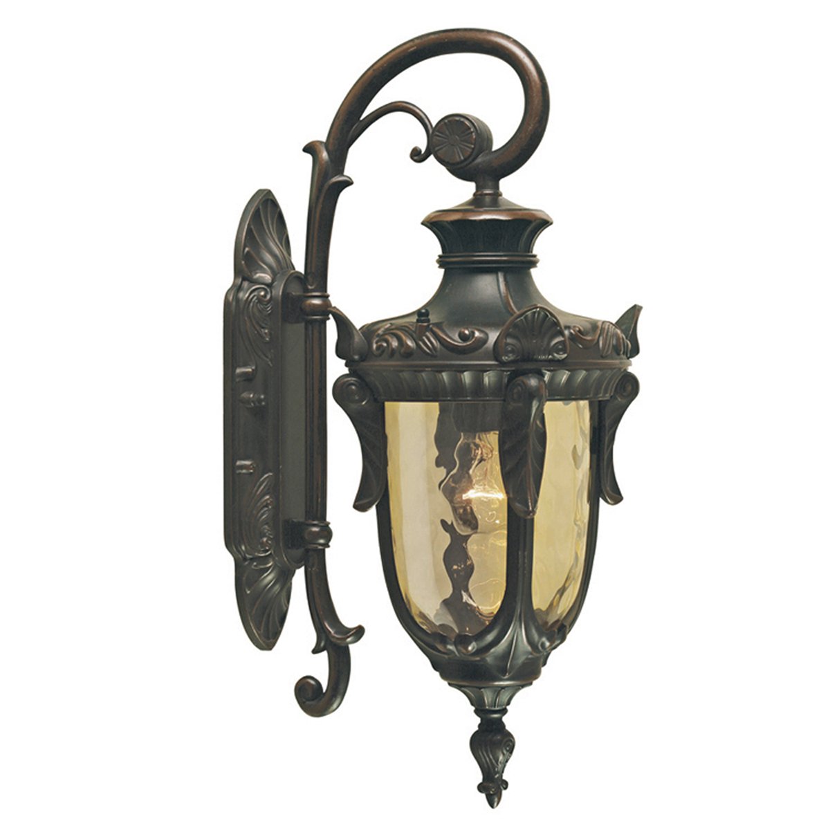 Elstead Lighting Philadelphia Wandleuchte Down Small 1-Light Altbronze IP44 E27
