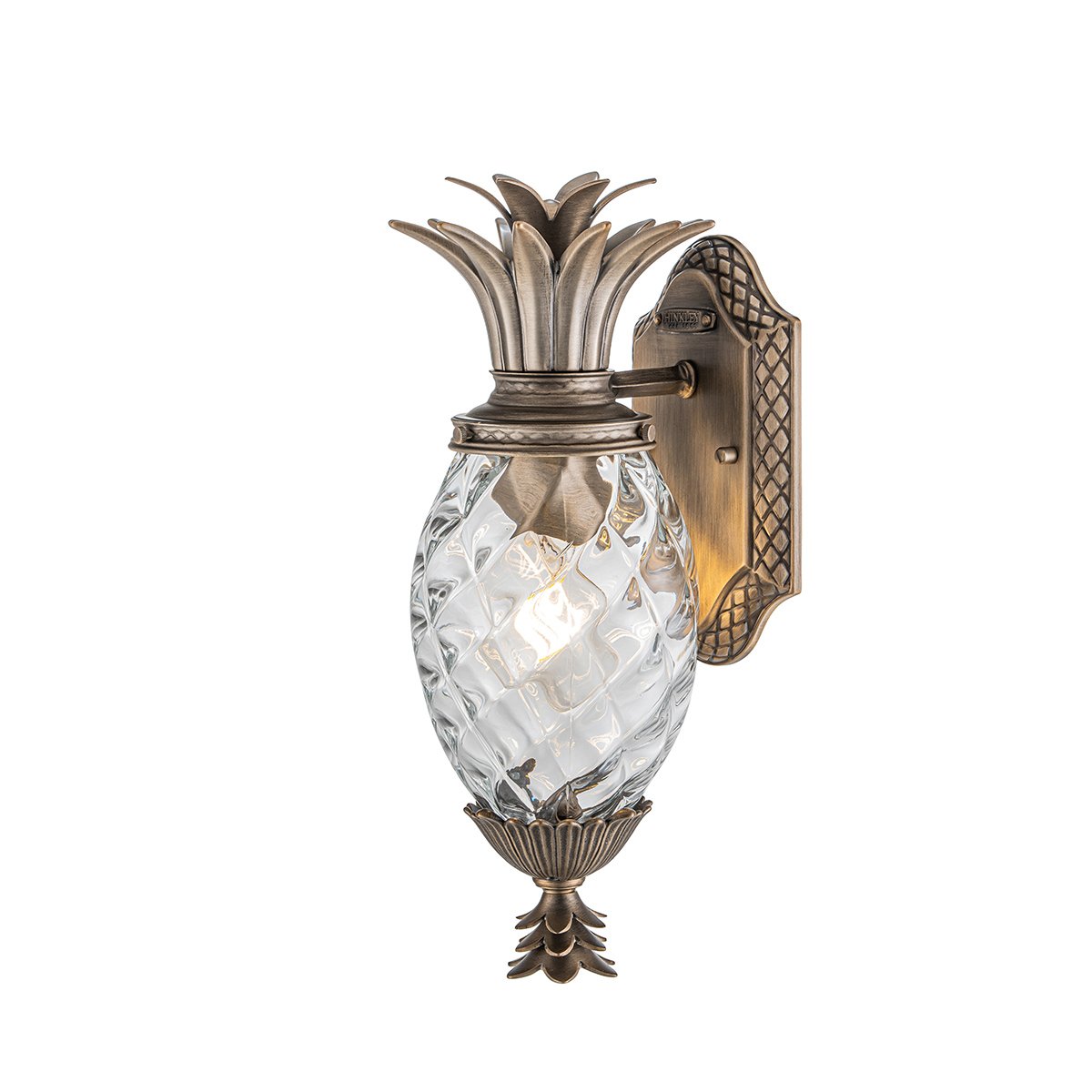 Elstead Lighting Plantation Wandleuchte Small 1-Light Bronze IP44 E27
