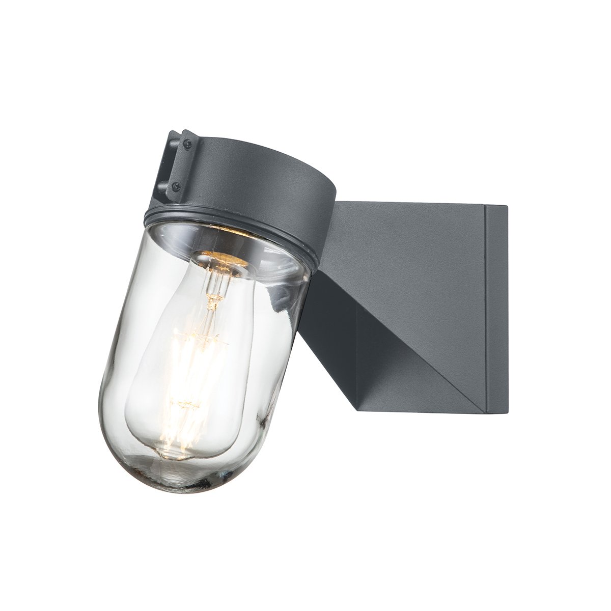 Elstead Lighting Portofino Wandleuchte 1-Light Grau IP44 E27