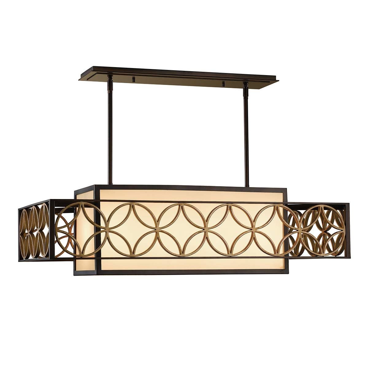 Elstead Lighting Remy Pendelleuchte Bronze Gold 4-flammig E27
