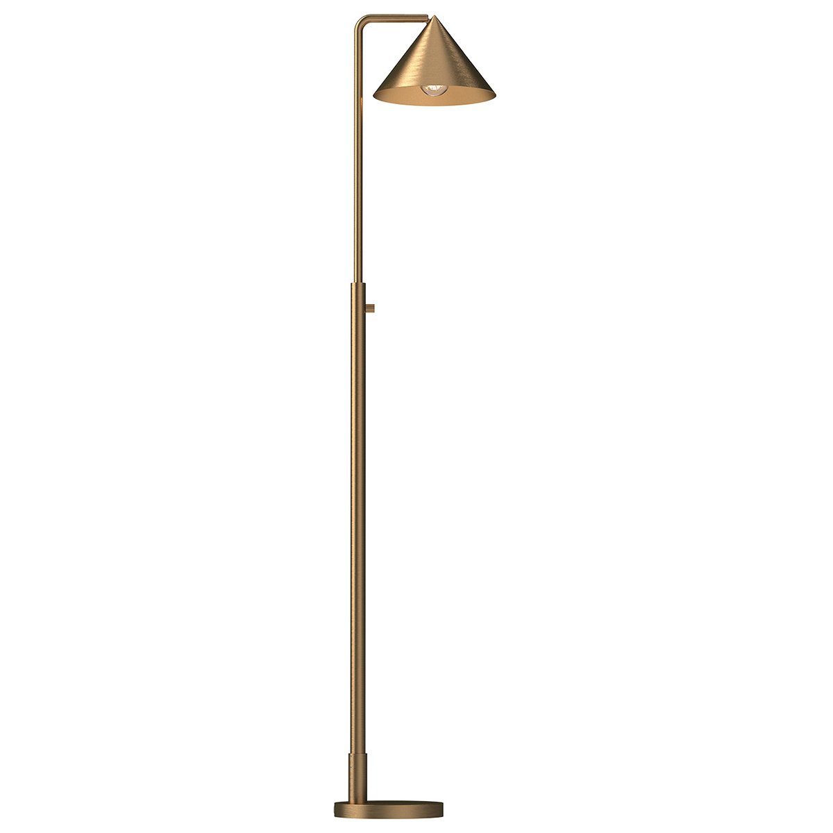 Elstead Lighting Remyck Stehleuchte 1-flammig Geb�rstet Gold