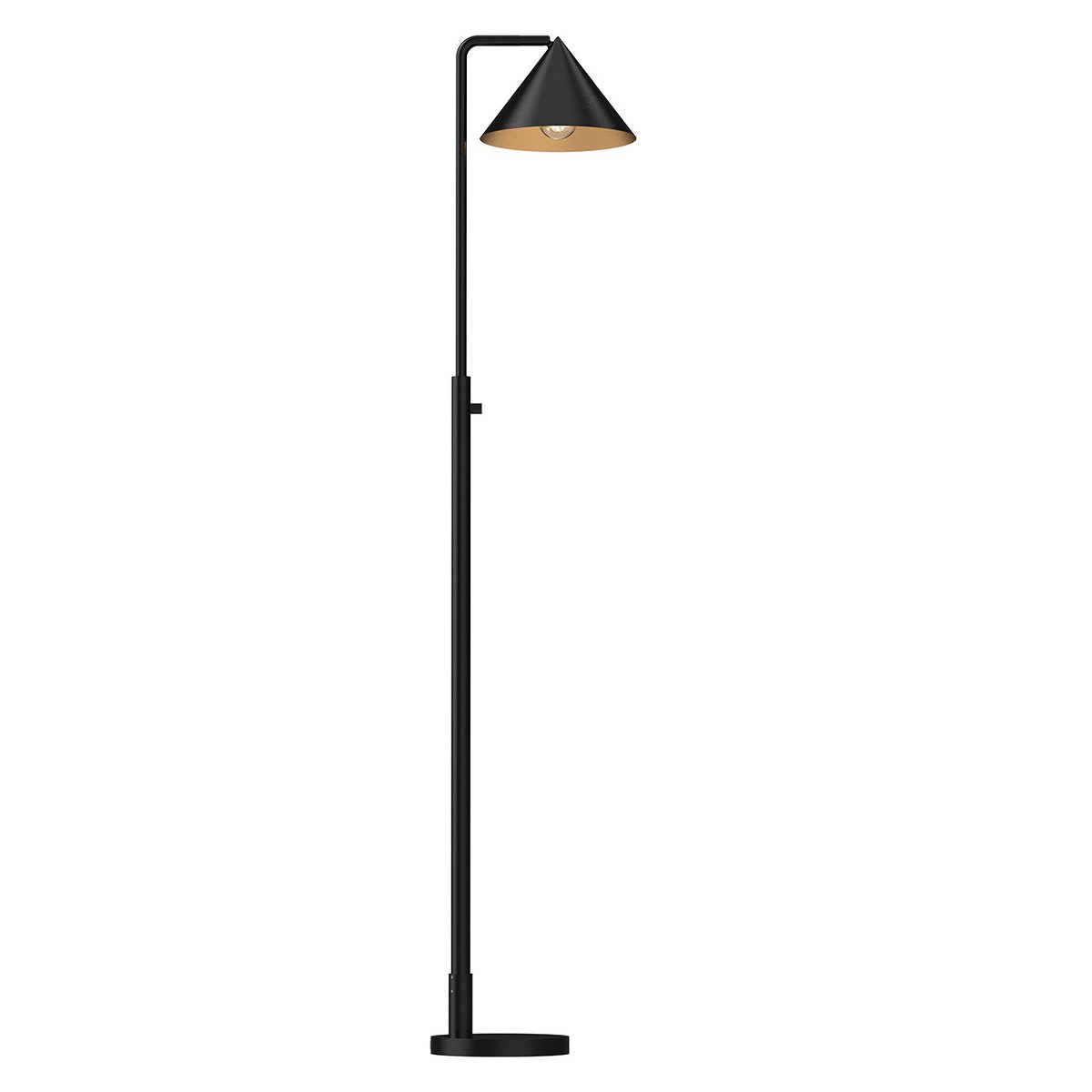 Elstead Lighting Remyck Stehleuchte 1-flammig Schwarz