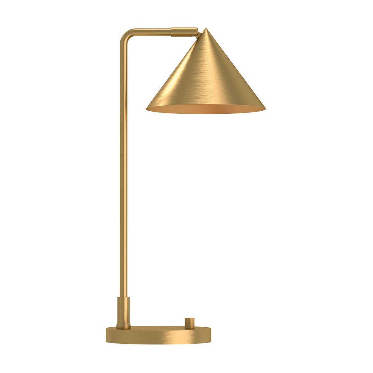 Elstead Lighting Remyck Tischleuchte 1-flammig Geb�rstetes Gold
