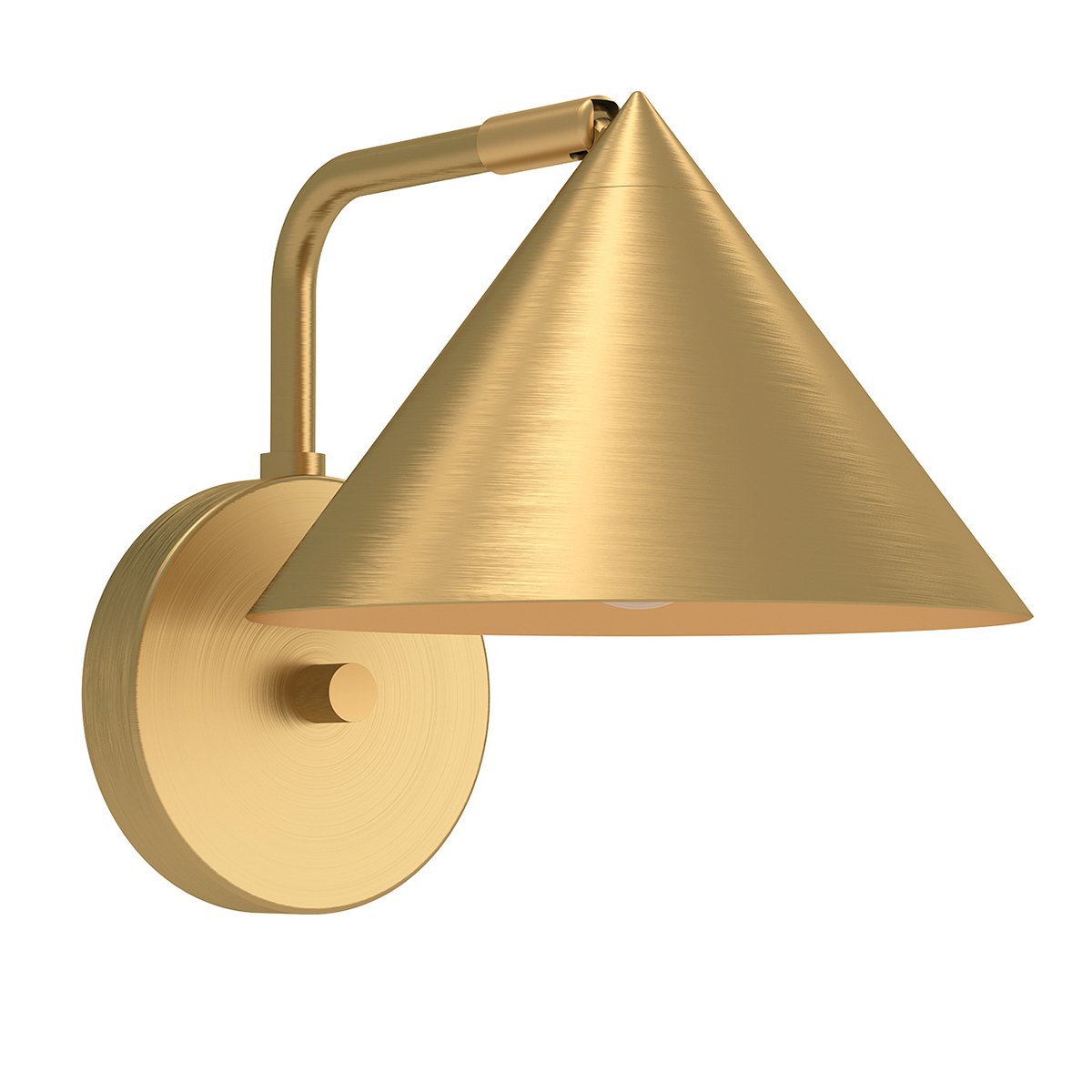 Elstead Lighting Remyck Wandleuchte 1-flammig Geb�rstet Gold