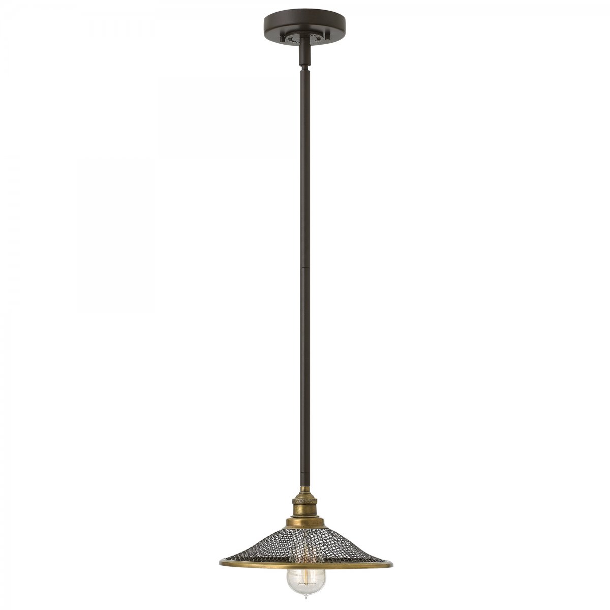 Elstead Lighting Rigby 1-Light Pendelleuchte Bronze 1-flammig E27