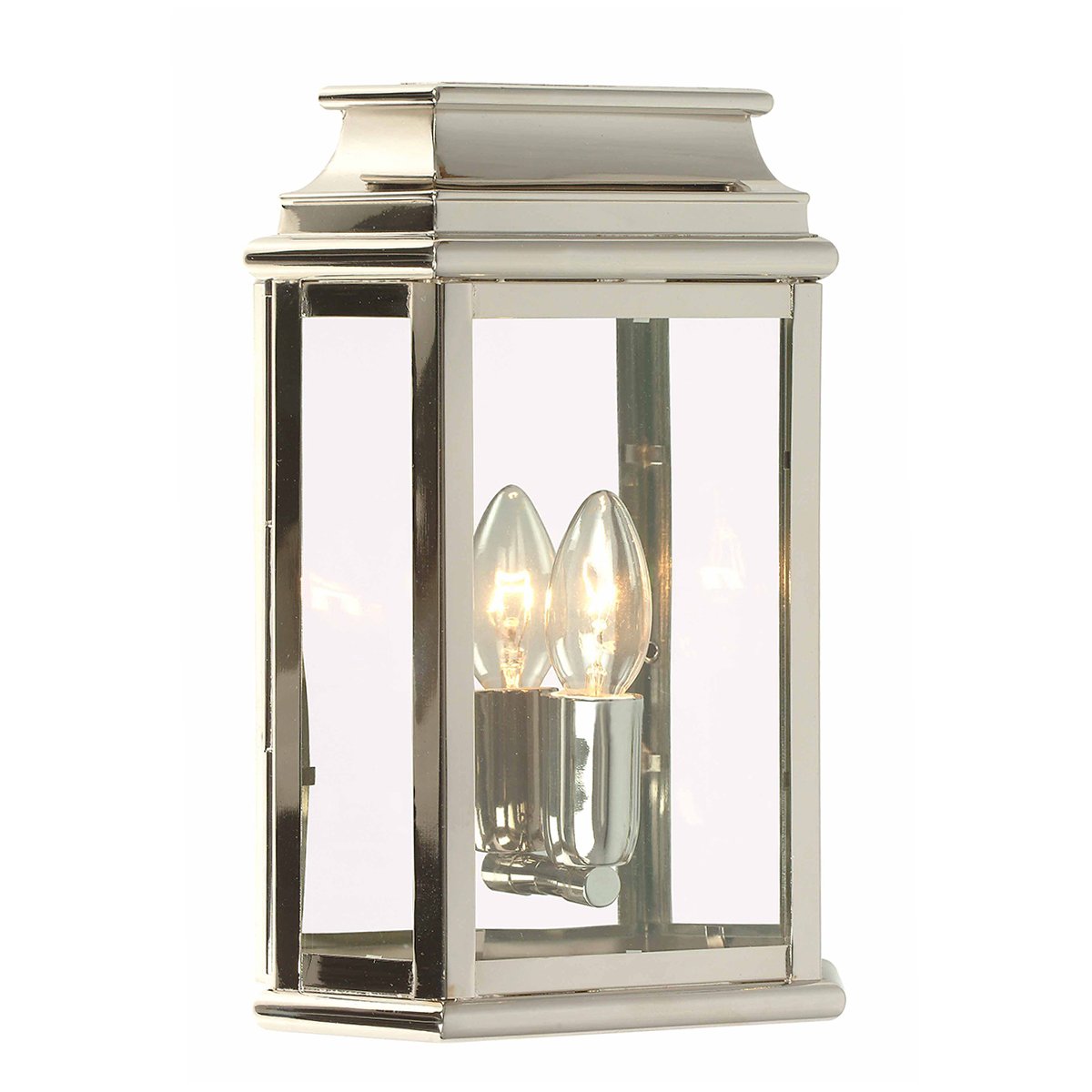 Elstead Lighting St Martins Outdoor 1-Light Wandleuchte Nickel poliert IP44 E27