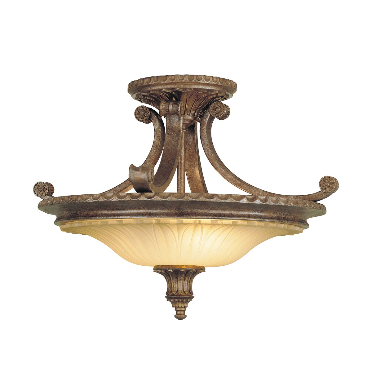 Elstead Lighting Stirling Castle 2-Light Deckenleuchte Bronze 2-flammig E27