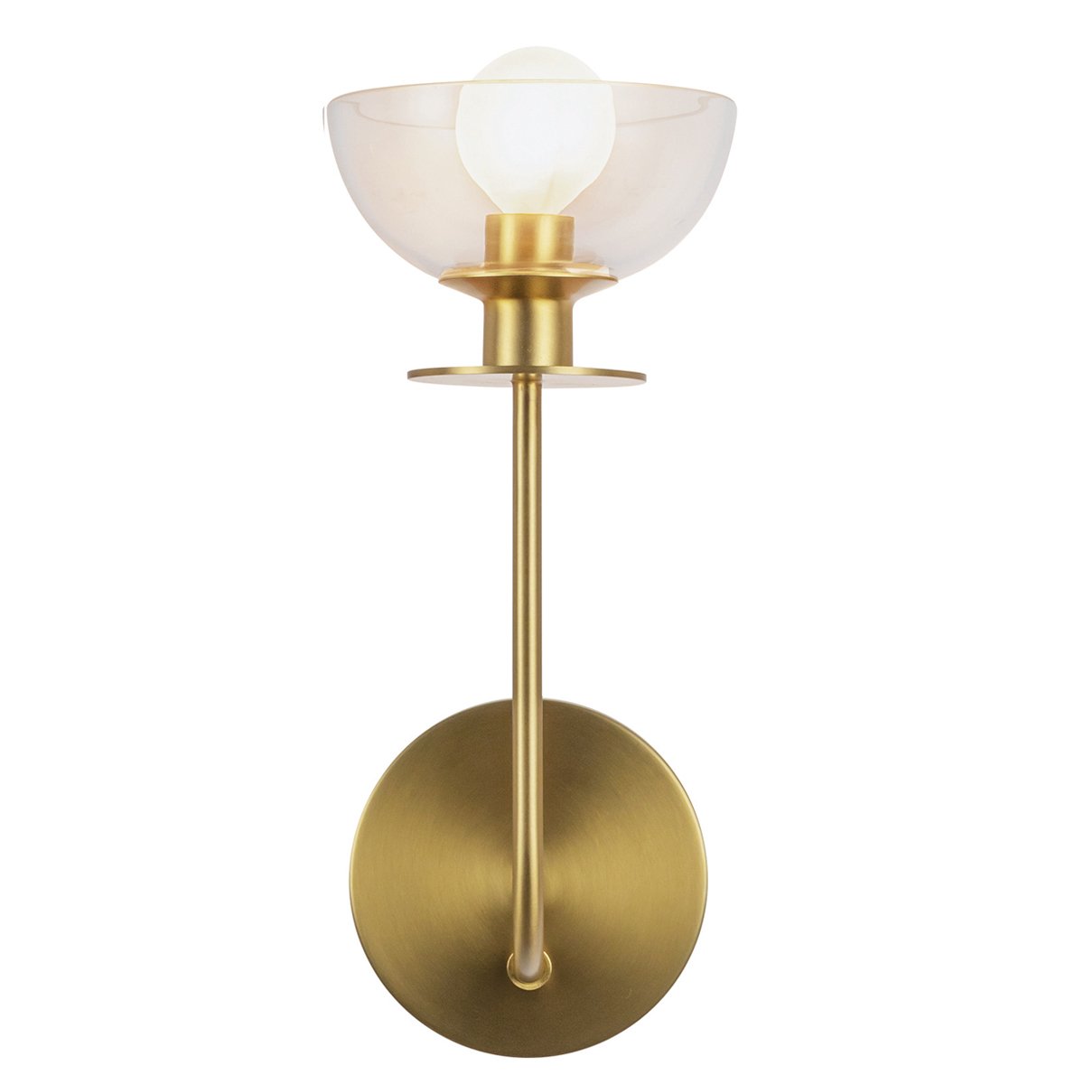 Elstead Lighting Sylvia Wandleuchte 1-flammig Geb�rstetes Gold