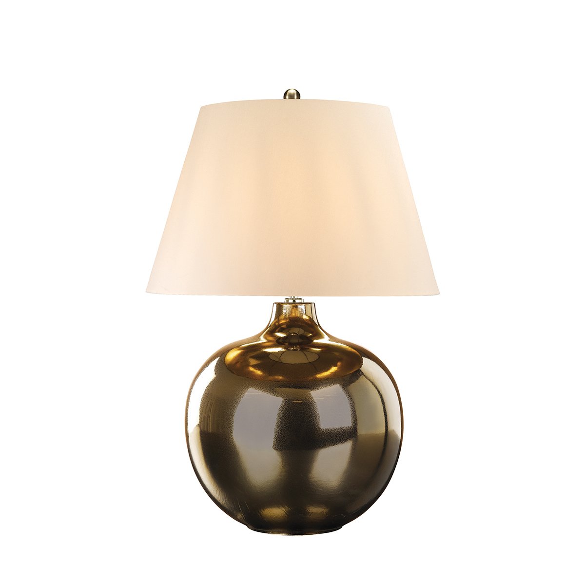 Elstead Ottoman Tischleuchte bronze Lampenschirm elfenbeinfarben E27