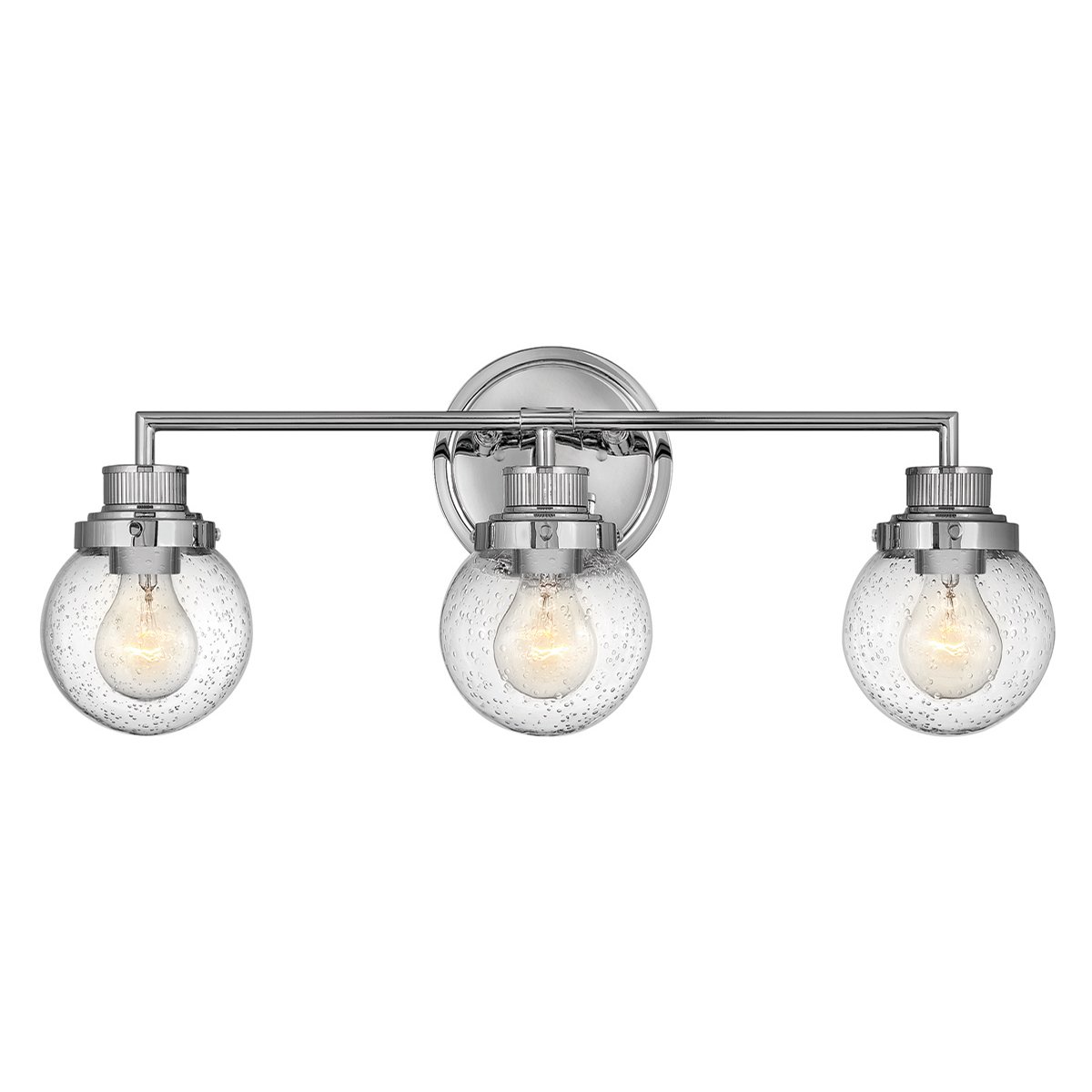 Elstead Poppy Wandleuchte 3-flammig Chrom E27 IP44