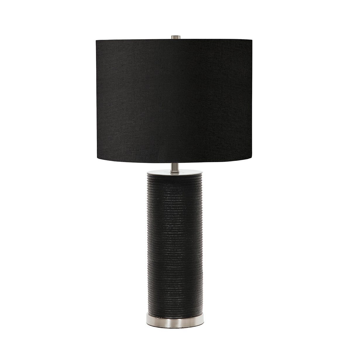 Elstead Ripple Tischlampe 1-flammig  Schwarz E27