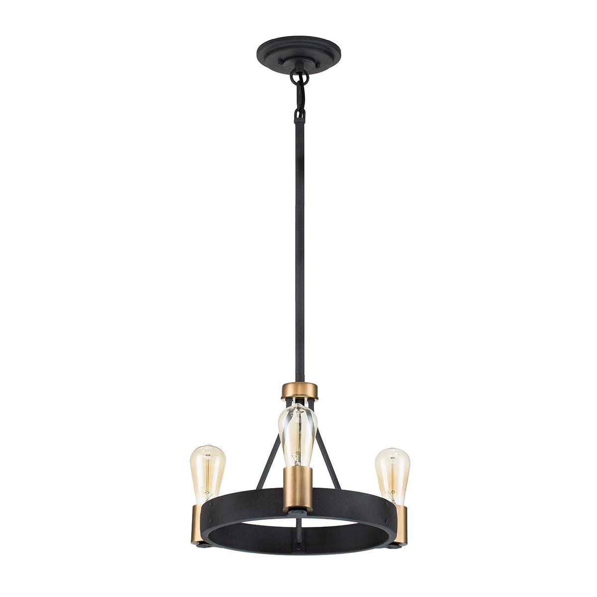 Elstead Silas H�ngeleuchte 3-flammig Zink messing E27