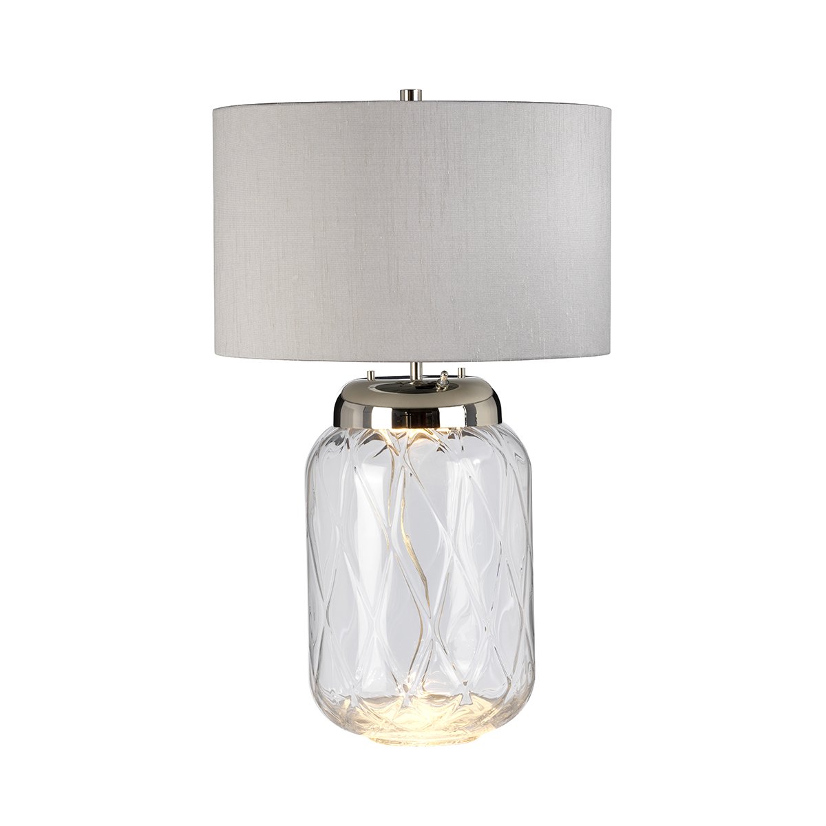 Elstead Sola Tischlampe Nickel poliert Silber