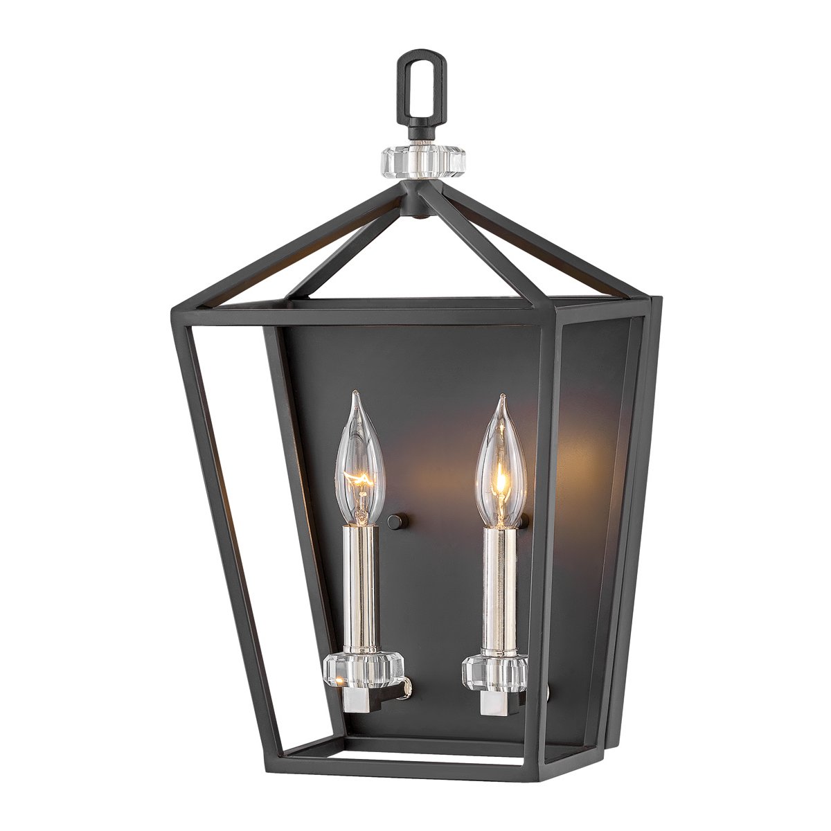 Elstead Stinson Wandleuchte 2-flammig schwarz nickel