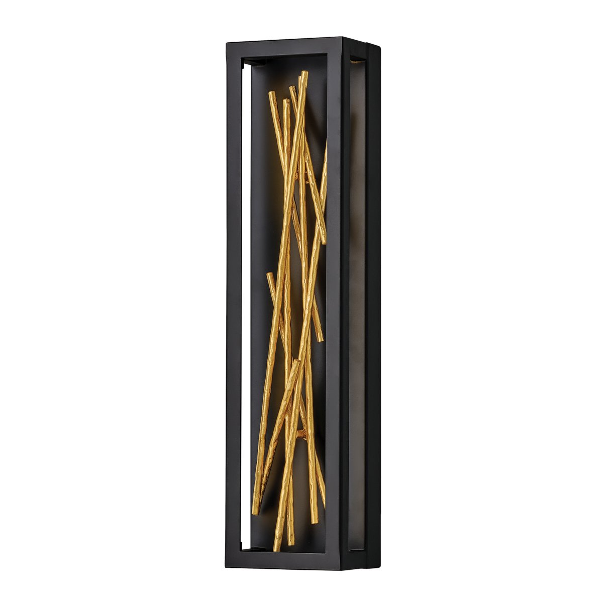 Elstead Styx LED Wandleuchte schwarz gold 3000K
