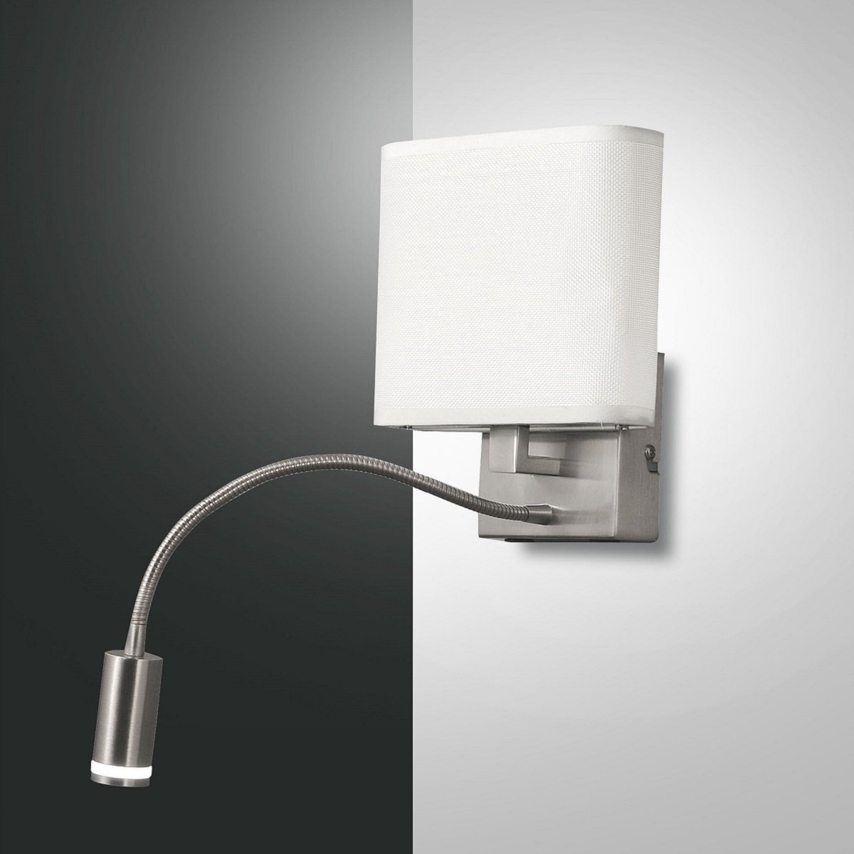 FABAS LUCE 3432-24-178 Wandleuchte Vietri nickel satiniert wei�