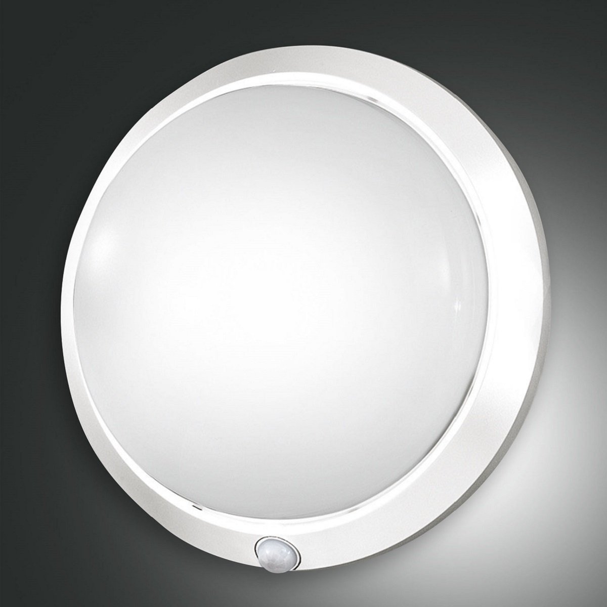 FABAS LUCE No. 2796-61-102 Deckenleuchte ARMILLA weiss IP 44 mit Bewegungsmelder