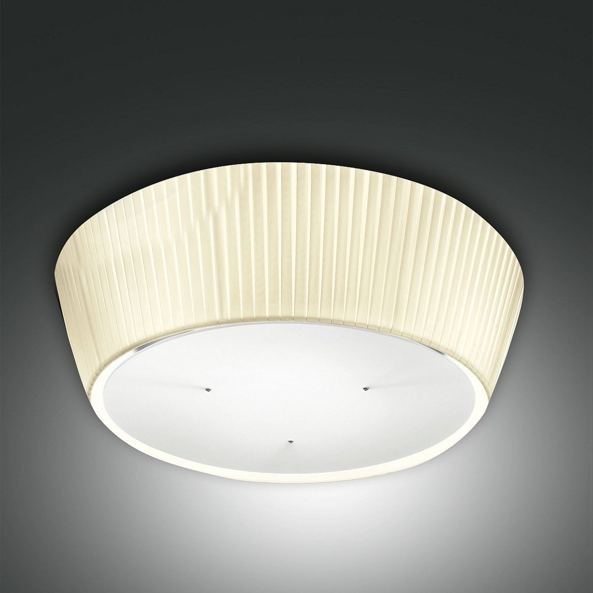 Bekannte Marke FABAS LUCE Lampen Plissee No. DOROTEA 2960-65-273 beige online D.60 Shop --> kaufen Leuchten Deckenleuchte im 