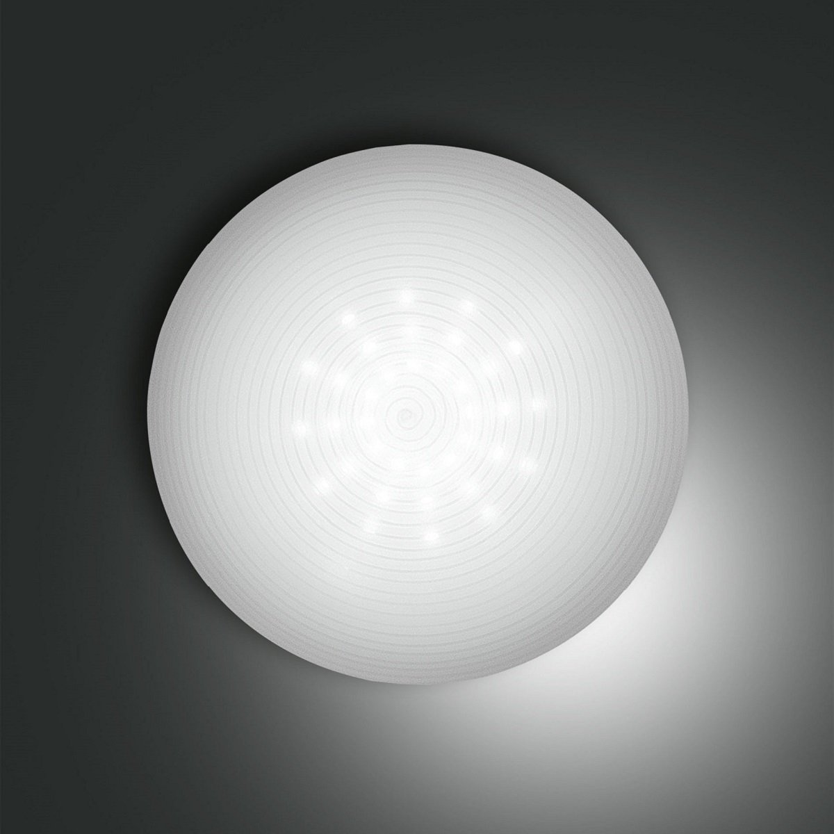 FABAS LUCE No. 3109-61-258 Deckenleuchte PANDORA LED D.30 weiss gewischt