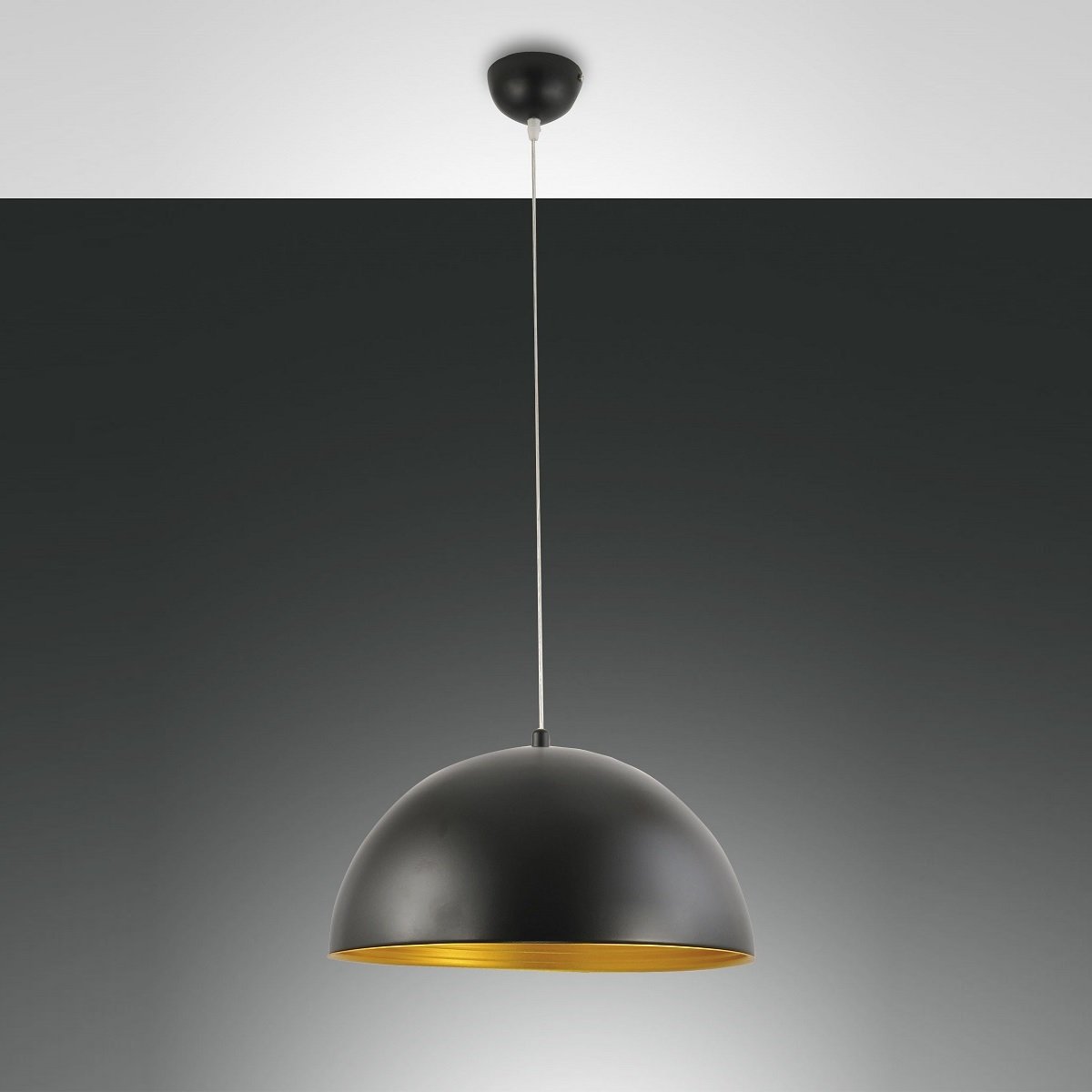 FABAS LUCE No. 3215-40-101 Pendelleuchte DINGLE schwarz, gold