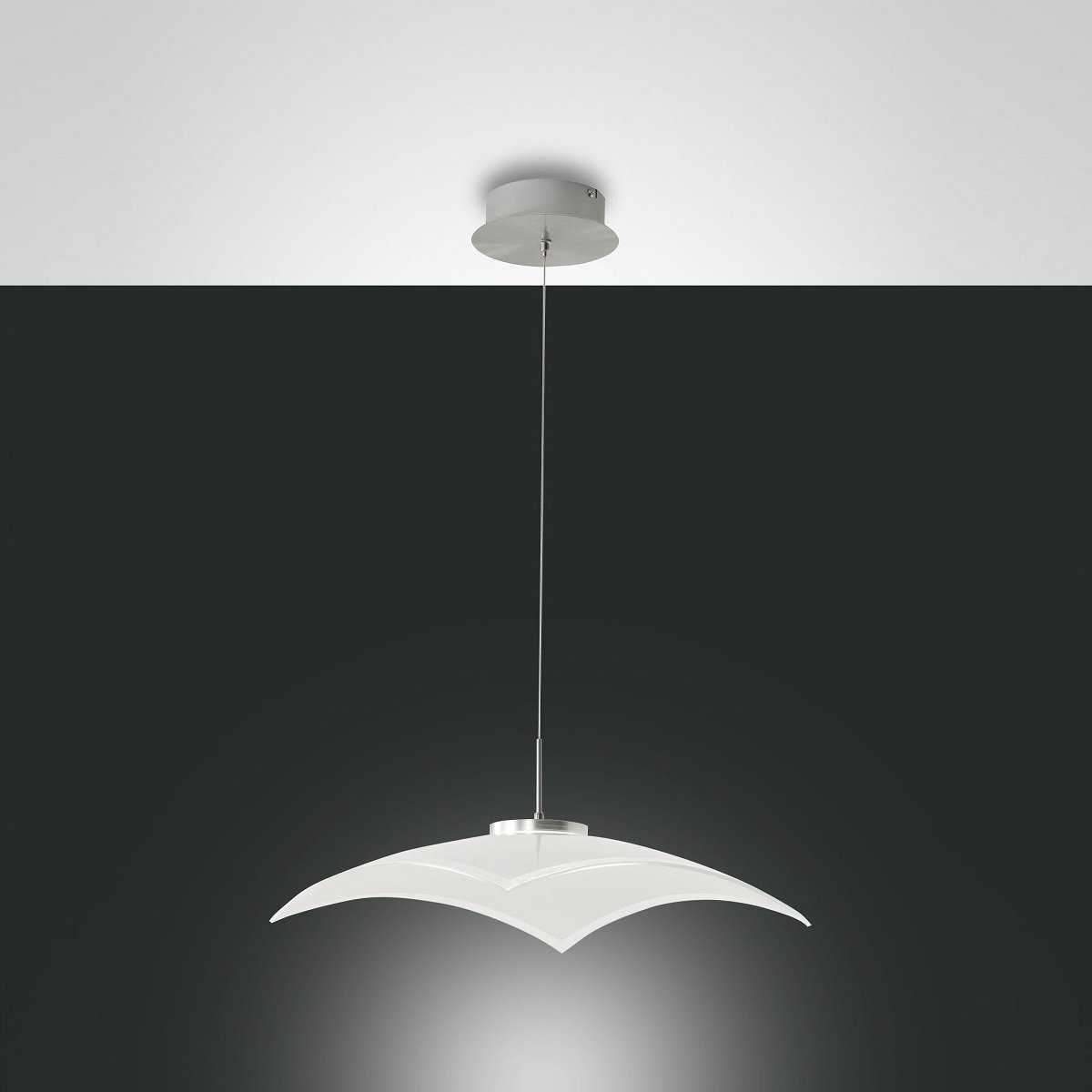 FABAS LUCE No. 3324-45-178 LED Pendelleuchte Desus satiniert, transparent