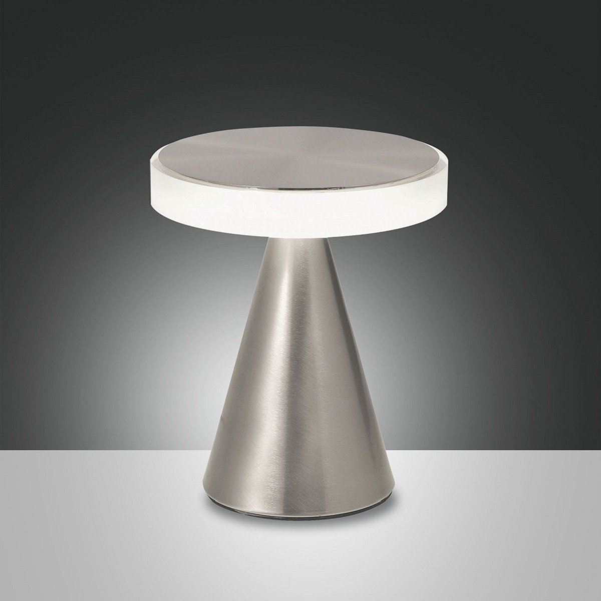 FABAS LUCE No. 3386-34-178 LED Tischleuchte Neutra nickel satiniert mit Touchdimmer 20 cm